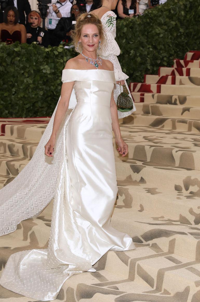 Uma Thurmanin hääpuvun takana oli Gabriela Hearst.