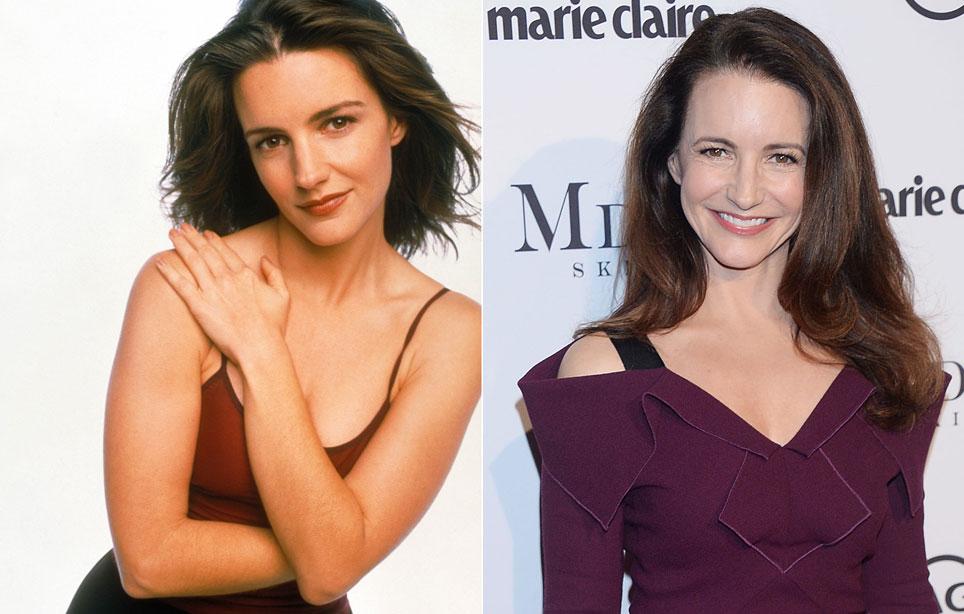 Kristin Davis vuonna 1998 (vas.) ja 2018