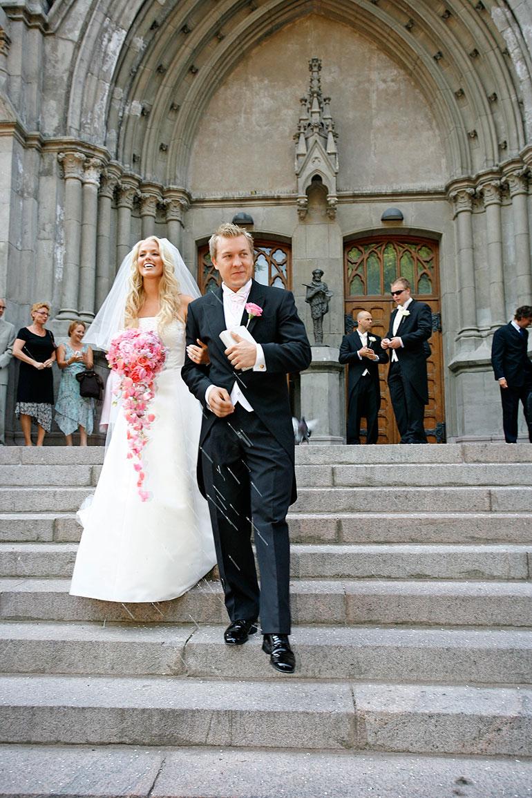 Piritta ja Niklas Hagman avioituivat vuonna 2006.