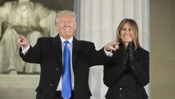 Donald ja Melania Trump