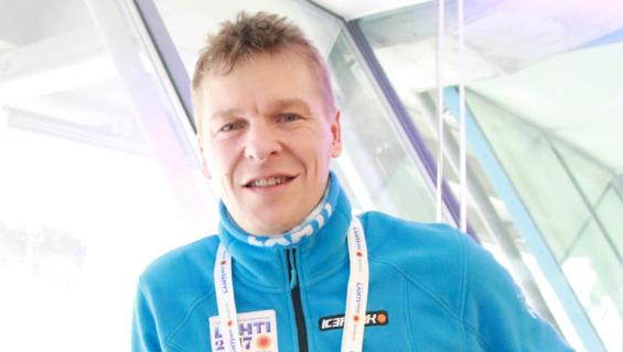 Toni Nieminen Lahden MM-kisoissa.