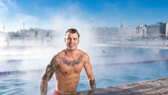 Aleksi Jorila poseeraa kuumissa kuvissa.