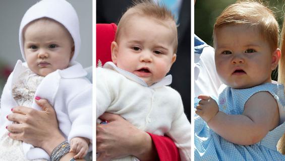 Ruotsin prinsessa Estelle, Ison-Britannian prinssi George ja Hollannin kruununprinsessa Amalia