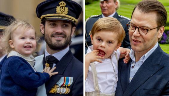 Ruotsin prinssit Carl Philip, Alexander, Daniel ja Oscar
