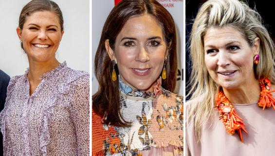 Ruotsin kruununprinsessa Victoria, Tanskan kruununprinsessa Mary ja Hollannin kuningatar Maxima