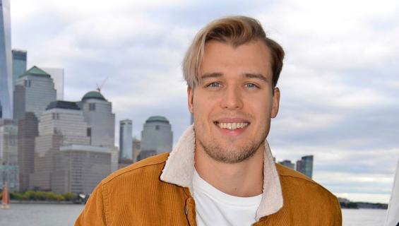 Aleksi Jorila New Yorkissa.