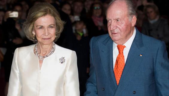 Espanjan kuningas Juan Carlos ja kuningatar Sofia