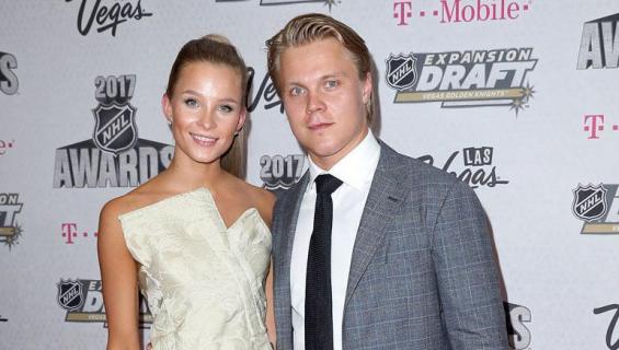 Emmi Kainulainen ja Mikael Granlund
