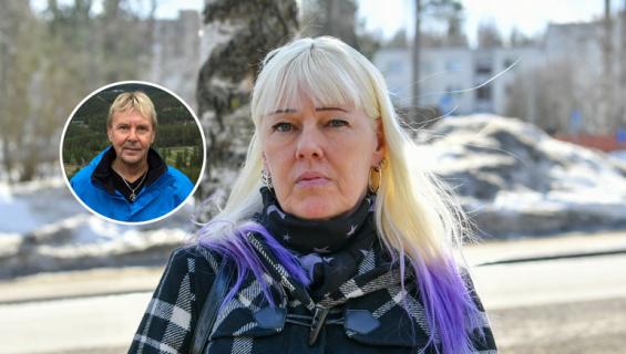 Pia Nykänen vieraili Matin haudalla.
