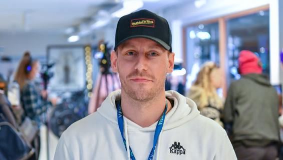 Niko Nousiainen viihtyi festareilla.