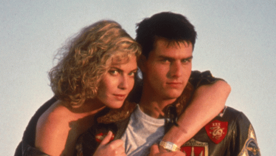 Top Gun, Tom Cruise ja Kelly McGillis