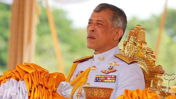 Thaimaan kuningas Rama X.