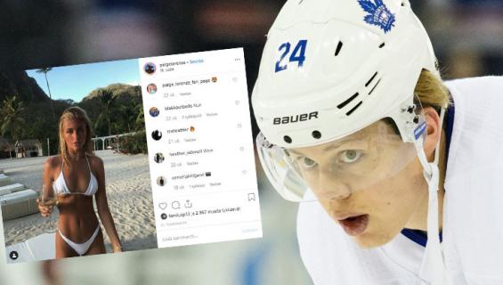 Kasperi Kapanen ja Paige Lorenze