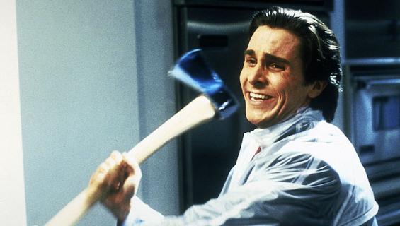 Christian Bale esittää pyskopaattia elokuvassa American Psycho.