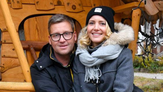 Jani Sievinen vie Maria-rakkaansa vihille.