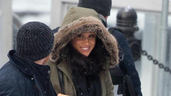 Meghan nähtiin Kanadassa.