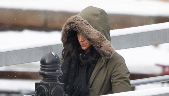 Meghan kuvattiin Kanadassa.