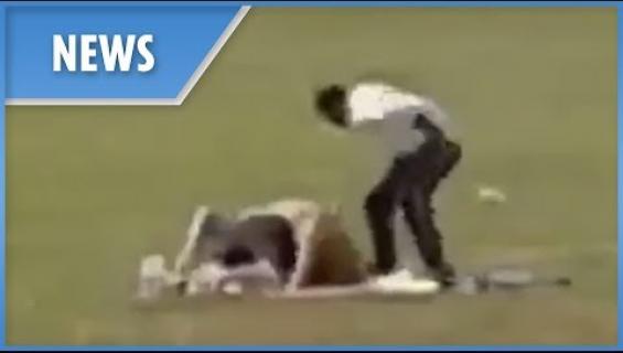 Pari harrasti seksiä puistossa - ympärillä lapsiperheitä! Katso video!