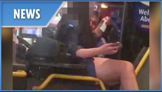 Täh, bussikuski suuteli nuoren humalaisen matkustajan kanssa kesken matkan - katso viraaliksi mennyt video!