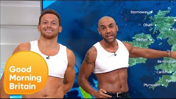 Ohhoh, tv-meteorologit pukeutuivat napapaitoihin livelähetyksessä - katso video!