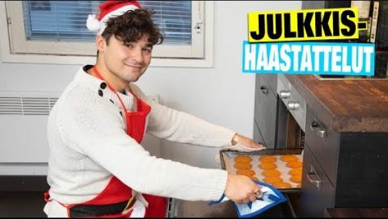 Kiireinen tangokuningas Amadeus Lundberg leipoo joulun piparit ja tortut valmiiksi – video!