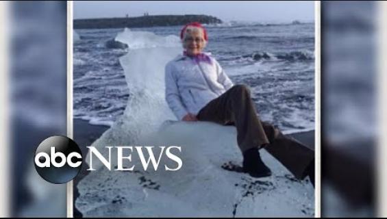 Merelle jäälohkareella ajautuneesta mummosta tuli somejulkkis!
