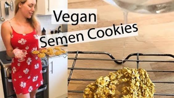 Tämä näköjään sopii myös vegaaneille: Spermaa pikkuleipään ja herkkuhetki voi alkaa!