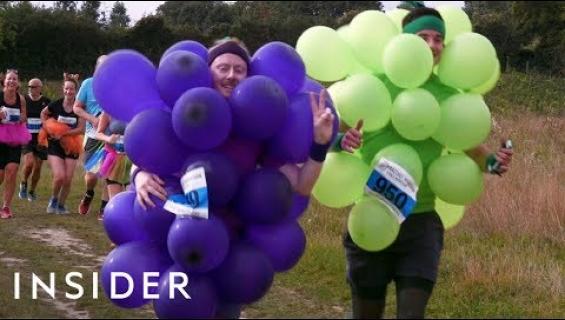 Run Bacchus-tapahtuma Isossa-Britanniassa yhdistää maratonin ja viinin siemailun!