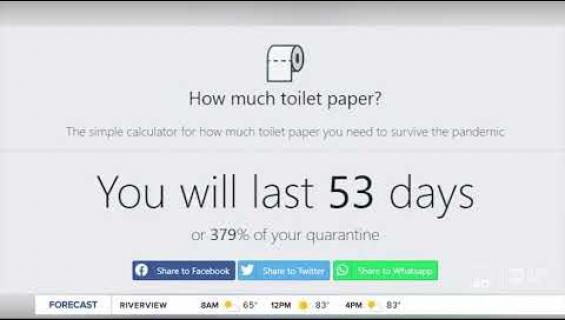 Kuinka paljon menee? Tämä saitti laskee wc-paperintarpeesi!