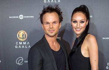 Lauri YLönen ja Katariina Emma-gaalassa