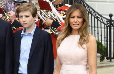 Melania ja Barron Trump