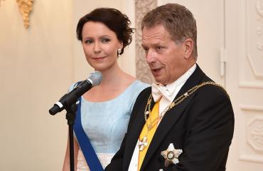 Jenni Haukio ja Sauli Niinistö