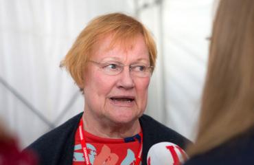 Tarja Halonen kävi lounaalla.