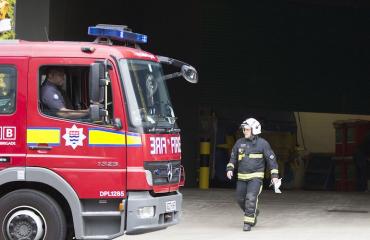 Palomiesten uskotaan kuvanneen pornoa.