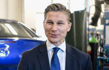 Antti Häkkänen saa vauvan.