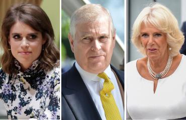 Prinsessa Eugenie, prinssi Andrew ja Cornwallin herttuatar Camilla