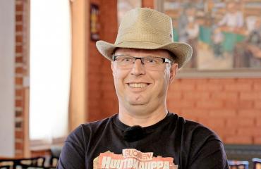 Markku Saukko pelasi huoltoasemalla.