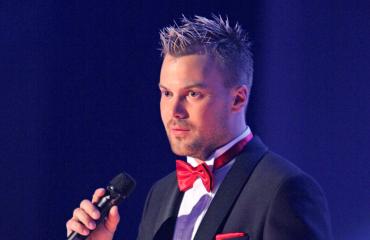 Heikki Koskelo edusti Clara-rakkaansa kanssa.