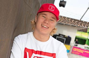 Jaakko Parkkalin pipo vei huomion.