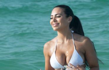 Sofia Belorf lomaili Dubaissa.