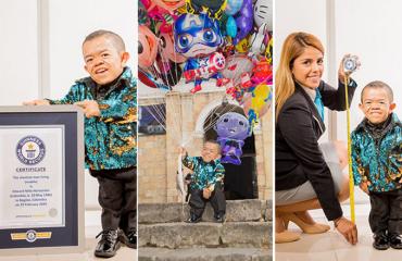 Pätkä ilman kompleksia! Tässä on maailman lyhyin mies - arvaatko, kuinka pitkä herra on kyseessä? 