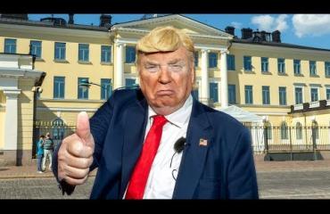 Leuat loksahtivat hämmästyksestä Helsingissä: Seiskan vale-Trump nousi otsikoihin Suomessa ja maailmalla – katso video!