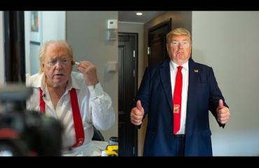 Näin syntyy maailman kuuluisin Donald Trump -kaksoisolento: Dennis muuntautui Yhdysvaltain presidentiksi ja vokotteli naisia Helsingissä – häkellyttävä video ja kuvat!